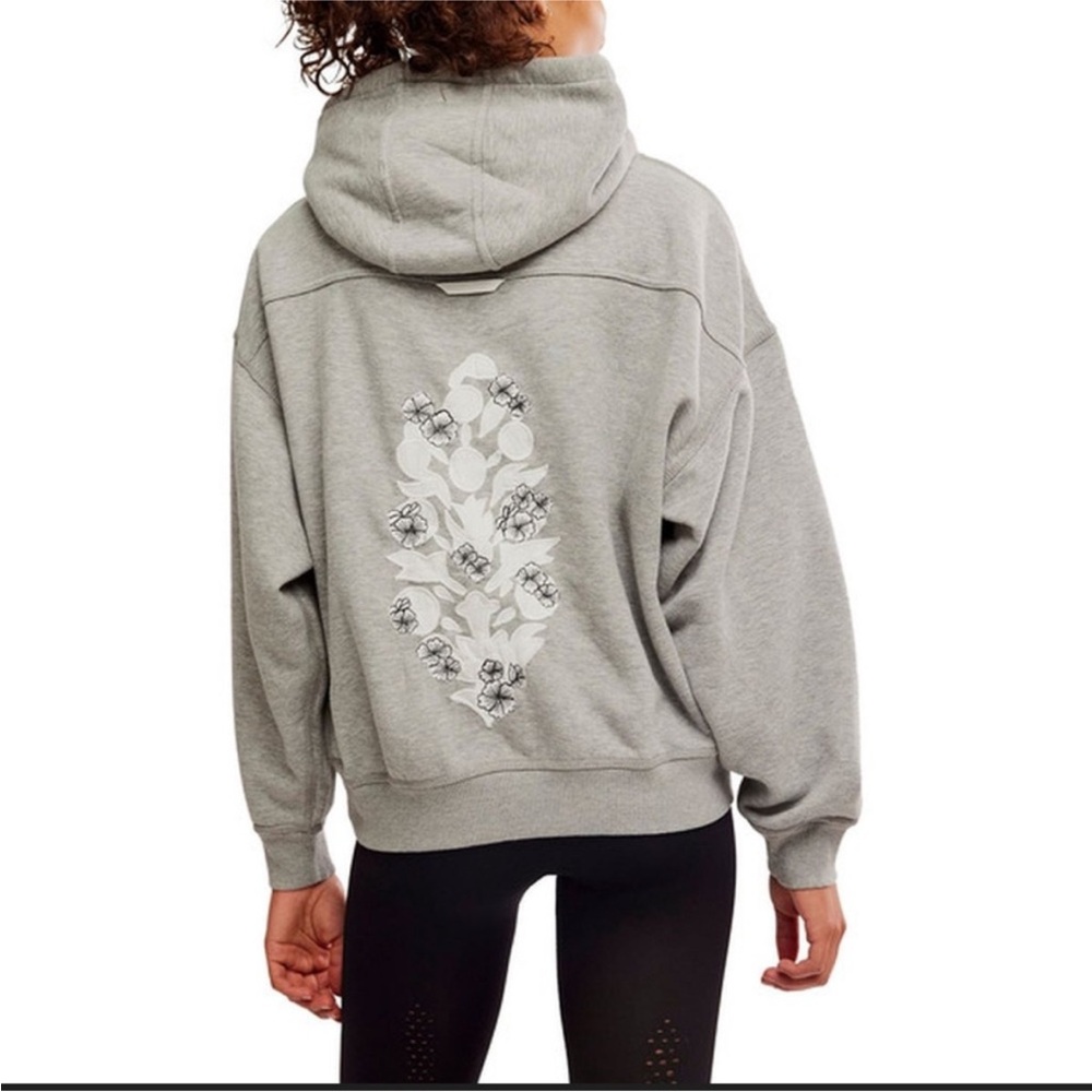 FP Movement We The Free Final Call Hoodie Floral Embroidered Buti, S, EUC! 💮